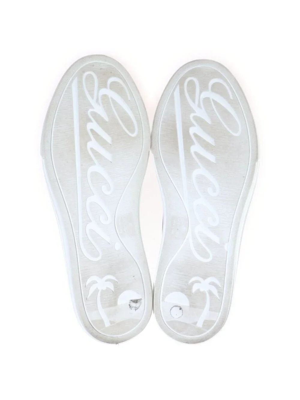 Gucci Logo Plate Leather High-Top Sneakers